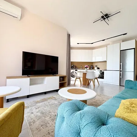 公寓 La View 2br By The Sea Ev Charger & Free Parking And Pool 瓦爾納